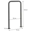 Fahrradbügel MCW-N42, Fahrradständer Anlehnbügel Bügel Produktbild-Vorschau 7