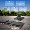 AREBOS 2v1 montážna valčeková doska a valčekové sedadlo | Náhľad obrázku produktu 3