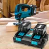 Caricabatterie sostitutivo Makita DC18RD 18V 2 porte per Anteprima dell’immagine prodotto 6