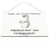 Mr. & Mrs. Panda Schild Augenoptiker Leidenschaft DIN A6 - Produktbild-Vorschau 3
