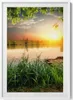 Sonnenuntergang, Sommertage– Wandbild mit Rahmen – Produktbild-Vorschau 1