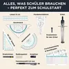 CALCUSO Geometrie Set PRO – Türkises Mäppchen mit Zirkel, Produktbild-Vorschau 2