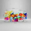 Bild auf Leinwand - Leinwandbild - Blumen Wiese Sommer - Produktbild-Vorschau 3