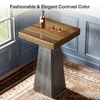 Tribesigns 100 cm quadratischer Bartisch, hoher Bistrotisch Produktbild-Vorschau 5