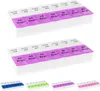 2x WELLGRO® Tablettenbox für 7 Tage - je 2 Fächer pro Tag, Produktbild-Vorschau 2