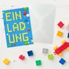 Einladungen Bunte Bausteine inkl. Kuverts, 5 Stk. Produktbild-Vorschau 4