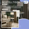 Couchtisch KOSI Weiß aus Metall Ø 45 x 45 cm mit Produktbild-Vorschau 2