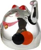Glückskatze - Maneki-neko - rundliche Winkekatze 8 cm - Produktbild-Vorschau 2