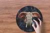 MuchoWow® Mauspad Mousepad Elefant - Rot - Tiere 40x40 cm - Produktbild-Vorschau 3