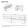 MODFU TV-Schrank Hochglanz Lowboard mit LED-Beleuchtung für Produktbild-Vorschau 7