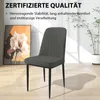 Esszimmerstühle, 2er Set Küchenstühle, Kunstlederstühle, Produktbild-Vorschau 6