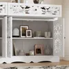 Sideboard mit Schnitzfronten, Beistellschrank mit Produktbild-Vorschau 3