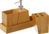 HowHomely | Badaccessoires - Set van 4 stuks - van bamboe - Productafbeelding-voorbeeld 4
