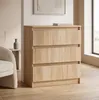Commode moderne à 3 tiroirs | Meuble d'appoint blanc | Voir les images du produit 5