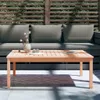 The Living Store Gartentisch 121x82,5x45 cm Massivholz Produktbild-Vorschau 4