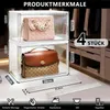 LED Acryl Vitrine 36×22×18cm, 3 Ebenen Transparente Produktbild-Vorschau 2