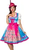 Dirndline Damen Dirndl Trachtenkleid Partykleid  Fasching Produktbild-Vorschau 2