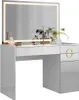 Schminktisch Vicco Adela Weiß 115 cm mit LED-Spiegel, Model Produktbild-Vorschau 8