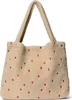 Studio Noos Tasche TEDDY HEARTS MOM-BAG ecru rot | 58x42cm Produktbild-Vorschau 5