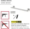 WENKO Handtuch Halter Edelstahl matt Stange Badetuch 40cm Produktbild-Vorschau 2