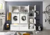 Waschmaschinenschrank Trockner Schrank Wäscheschrank 185 cm Produktbild-Vorschau 2