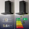 CIARRA A+++ 650 m³/h Dunstabzugshaube 60cm Wandhaube WIFI Produktbild-Vorschau 9