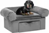 vidaXL Hundesofa mit Schublade Grau 75x50x38 cm Plüsch Produktbild-Vorschau 2