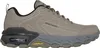 A side view of a single gray Skechers men's shoe against a white background. Produktbild-Vorschau
