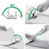 A collage of four images demonstrating how to use a binder. Náhľad obrázku produktu