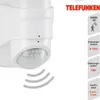 LED Außenleuchte Bewegungsmelder Dauerlicht IP44 10W weiß Produktbild-Vorschau 3