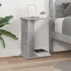 vidaXL Bočný stolík betón sivý 35 x 25 x 50 cm materiál na Náhľad obrázku produktu 4