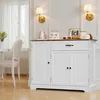 BEALIFE Kuchyňský bufet 105x40x85 cm | 3 dvířka a 1 zásuvka Náhled obrázku produktu 7