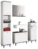 Armadio lavabo in legno | Armadio bagno | Dimensioni: H. 56 Anteprima dell’immagine prodotto 2