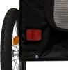 vidaXL Cani da rimorchio per bicicletta Tessuto Oxford nero Anteprima dell’immagine prodotto 11