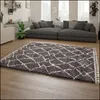 Paco Home Hochflor Teppich Wohnzimmer Shaggy Abstraktes Produktbild-Vorschau 2
