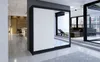 Kleiderschrank TABITHA 1 – Breite 180 cm, schwarz / weiß Produktbild-Vorschau 1