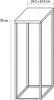 Portafiori moderno a soppalco WHITE SIMPLE 003/K-12-1P-70B Anteprima dell’immagine prodotto 2