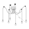 A technical drawing of a spider pendant light fixture with dimensions indicated. Produktbild-Vorschau