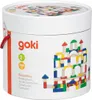 Goki Wooden Building Blocks in Tub - Colour, 100dlg. Voir les images du produit 4