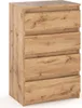 A wooden chest of drawers with four drawers. Produktbild-Vorschau