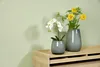 Lambert Pisano Vase klein Überfangglas , platin H18 cm  D17 Produktbild-Vorschau 5