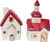 Chiesa da 16 cm e casa da 13 cm in Vetroceramica con Anteprima dell’immagine prodotto 4