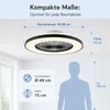 Plafon LED Lampa Sufitowa z Wentylatorem 55W 3000K-5000K z Podgląd zdjęcia produktu 5