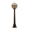 Stehleuchte außen IP43 Kupfer E27 115 cm Glas Aluminium Produktbild-Vorschau 5