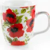 Tassen-Set - Mohnblumen, 4 Stück, 400 ml Porzellan Produktbild-Vorschau 3