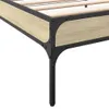 Rám postele Sonoma dub 90x200 cm materiál na bázi dřeva a Náhled obrázku produktu 5