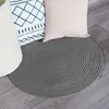 Tappeto in cotone effetto corda grigio diam.70 Anteprima dell’immagine prodotto 2