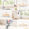 Homelody Wasserhahn Küche Edelstahl，Küchenarmatur Produktbild-Vorschau 4