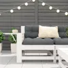 CLORIS Gartensofa mit Armlehne und Kissen Weiß Massivholz Produktbild-Vorschau 3