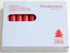 A white box of red Christmas tree candles with text and a Christmas tree logo. Produktbild-Vorschau